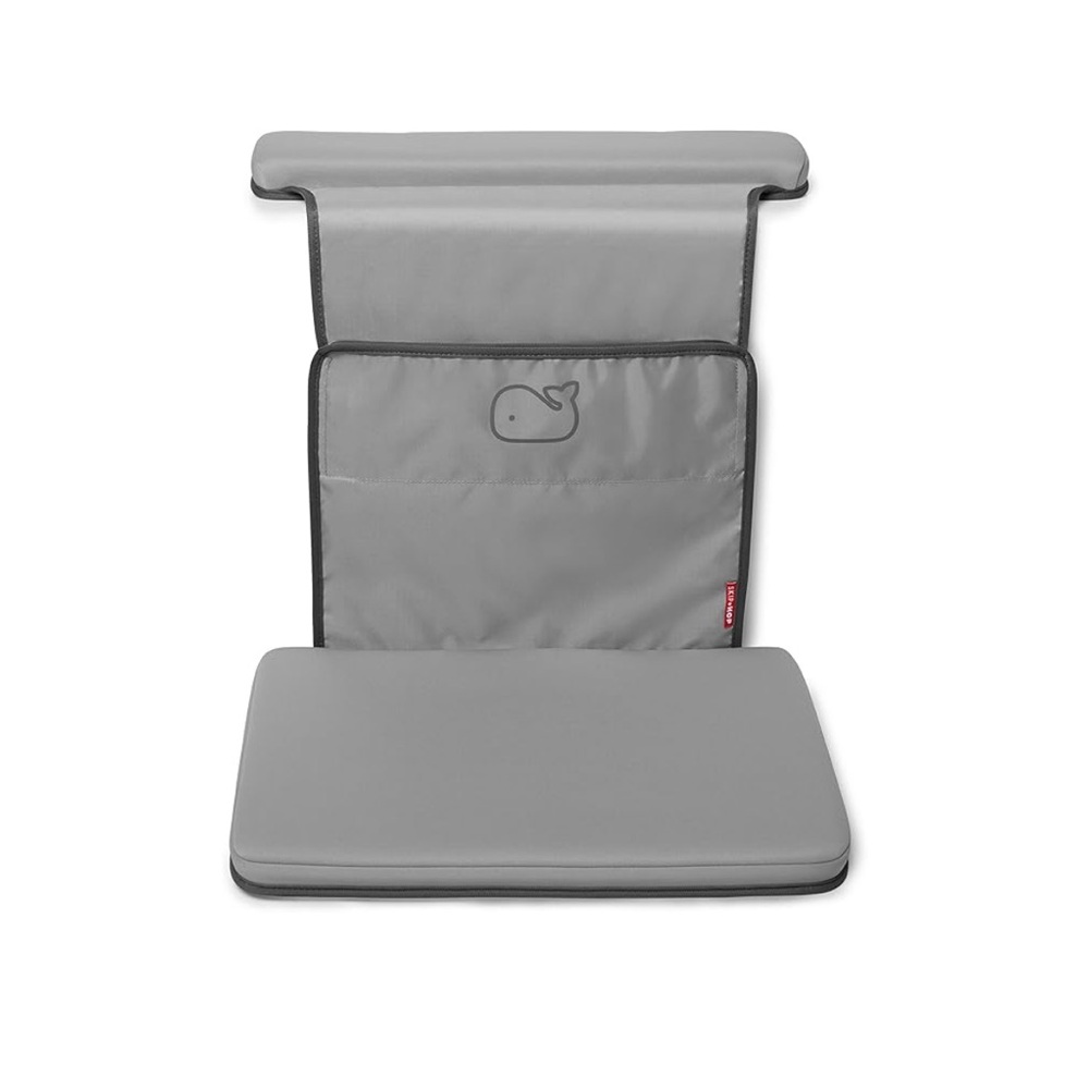 Skip Hop Baby Bath All-in-One Elbow Saver and Kneeler, Moby, Grey